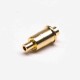 Pogo Pin Header Single Core Shaped Plug-in Brass Straight Gold Plating Pogo Pin Header Single Core Shaped Plug-in Brass Straight Gold Plating