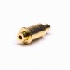 Pogo Pin Header Single Core Shaped Plug-in Brass Straight Gold Plating Pogo Pin Header Single Core Shaped Plug-in Brass Straight Gold Plating