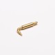Right Angle Pogo Pin Shaped Series Bending Type Brass Gold Plating Connector Right Angle Pogo Pin Shaped Series Bending Type Brass Gold Plating Connector