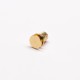 SMT Pogo Pin Contact Brass Shaped Series Gold Plating Single Core Solder Plug-in Type SMT Pogo Pin Contact Brass Shaped Series Gold Plating Single Core Solder Plug-in Type