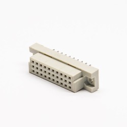 Din 41612 Connector Female 30 PIN PH2.54（A+B+C）Straight European Socket Through Hole for PCB Mount