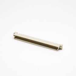 DIN 41612 Connector Types 64 Pin Straight Male A+B Double Rows Pcb Mount Male Panel Receptacles