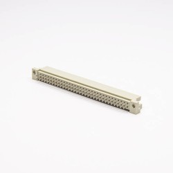 DIN 41612 Connector Types 64 Pin Straight Male A+B Double Rows Pcb Mount Male Panel Receptacles