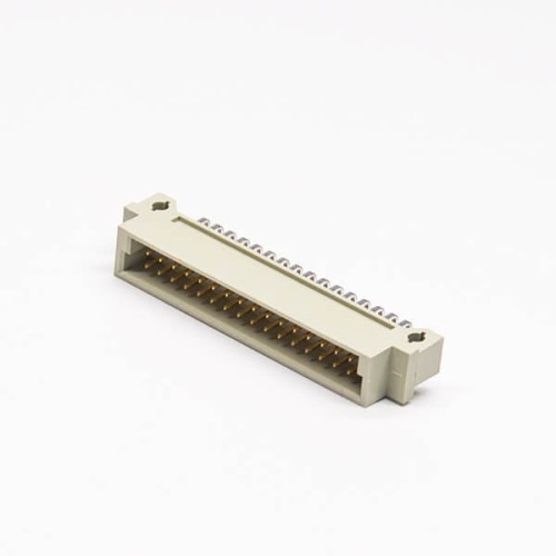Din 41612 Male 32 PIN PH2.54mm(A+B)Angled European Socket Through Hole for PCB Mount Din 41612 Male 32 PIN PH2.54mm(A+B)Angled European Socket Through Hole for PCB Mount