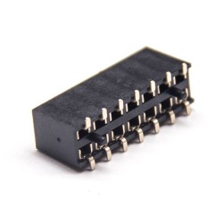 2pcs 14 pin Header Female Dual Row U Type 2.54mm Picth SMT