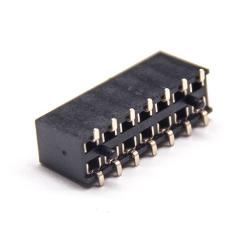 2pcs 14 pin Header Female Dual Row U Type 2.54mm Picth SMT 2pcs 14 pin Header Female Dual Row U Type 2.54mm Picth SMT