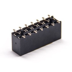 2pcs 14 pin Header Female Dual Row U Type 2.54mm Picth SMT