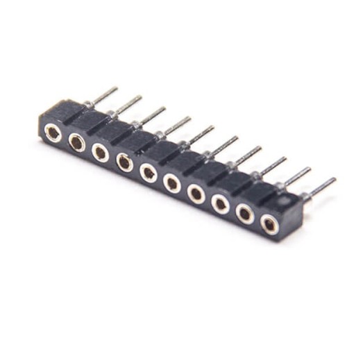 2pcs Female Pin Header Straight 2.0mm Circular Holes Single Row DIP Type 2pcs Female Pin Header Straight 2.0mm Circular Holes Single Row DIP Type