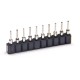 2pcs Female Pin Header Straight 2.0mm Circular Holes Single Row DIP Type 2pcs Female Pin Header Straight 2.0mm Circular Holes Single Row DIP Type