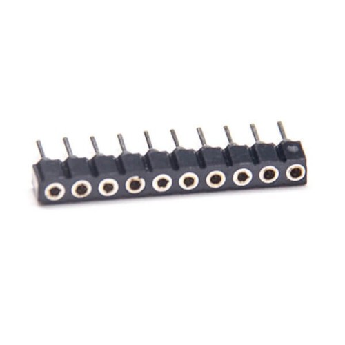 2pcs Female Pin Header Straight 2.0mm Circular Holes Single Row DIP Type 2pcs Female Pin Header Straight 2.0mm Circular Holes Single Row DIP Type