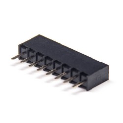 2pcs Single Row 2.54mm Male Pin Header Connector 8 Pin U Type Dip