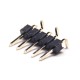 3pcs 5 Pin Header Connector 2.54mm Pitch 180 Degree SMT Type 3pcs 5 Pin Header Connector 2.54mm Pitch 180 Degree SMT Type