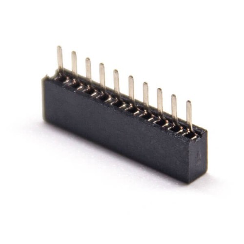 3pcs Single Row Female Pin Header 180 Degree 1.27mm Picth Through Hole 3pcs Single Row Female Pin Header 180 Degree 1.27mm Picth Through Hole