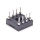 5pcs 2.54mm Header Double Circular Holes Socket 180 Degree Dip 5pcs 2.54mm Header Double Circular Holes Socket 180 Degree Dip