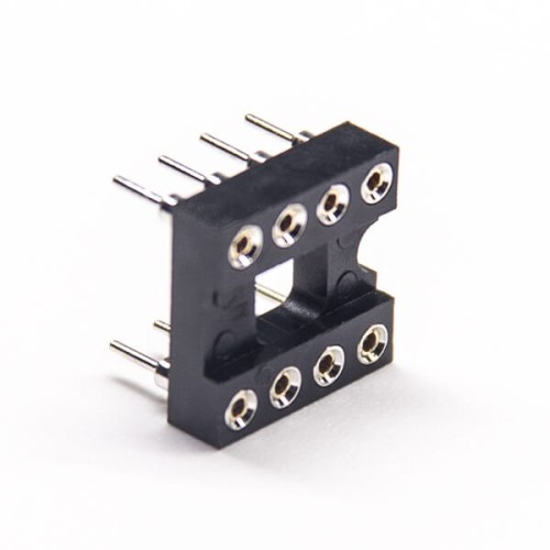 5pcs 2.54mm Header Double Circular Holes Socket 180 Degree Dip 5pcs 2.54mm Header Double Circular Holes Socket 180 Degree Dip