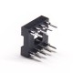 5pcs 2.54mm Header Double Circular Holes Socket 180 Degree Dip 5pcs 2.54mm Header Double Circular Holes Socket 180 Degree Dip