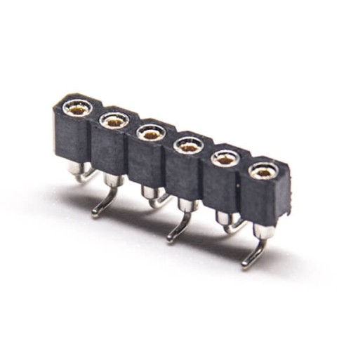 5pcs 6 Pin Female Header Single Row SMT 2.54mm Picth PCB Mount 5pcs 6 Pin Female Header Single Row SMT 2.54mm Picth PCB Mount