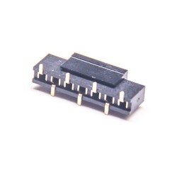 5pcs Single Row Female Header Connector 2.0mm SMT Type 4.3mm Plastic Height