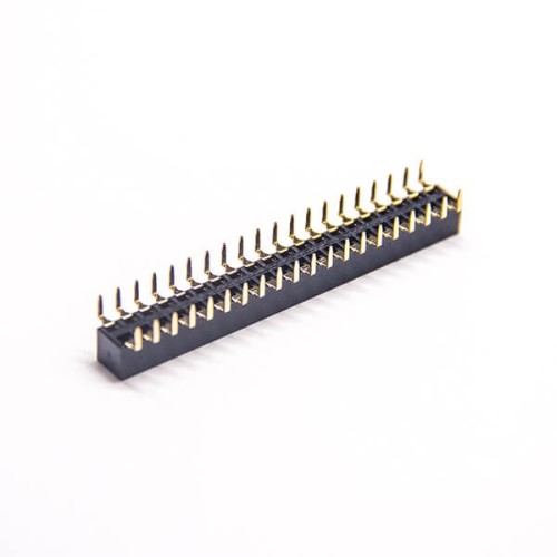 Dual Row 40 Pin Female Header Right Angled Through Hole 2.54mm PH Dual Row 40 Pin Female Header Right Angled Through Hole 2.54mm PH