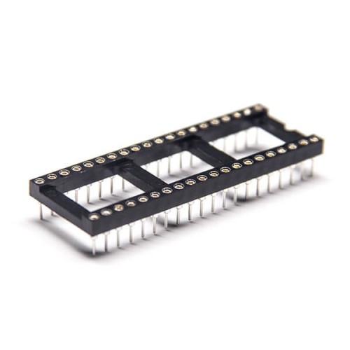 Female Pin Header Socket IC Circular Holes 2.5mm Straight PCB Mount Female Pin Header Socket IC Circular Holes 2.5mm Straight PCB Mount