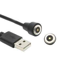 2Pin Magnetic Charging Cable for LED Lights and Smart Devices Magnetic Data Cable with Magnetic Adsorption Female Socket Connector