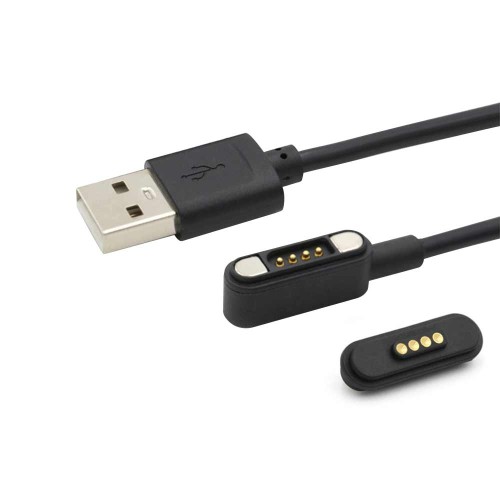 4 PIN Magnetic Charging POGO PIN Connector for Medical Devices and Smart Robots 0.5 Meters 4 PIN Magnetic Charging POGO PIN Connector for Medical Devices and Smart Robots 0.5 Meters