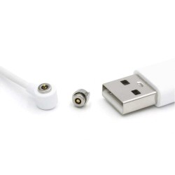 4mm Diameter 2Pin Magnetic Connector Head Male Female Magnetic Adsorption Circular Data Charging Cable