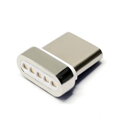 5-Pin Oval Shape TYPE-C Magnetic Male Connector with USB Magnetic Connector Plug