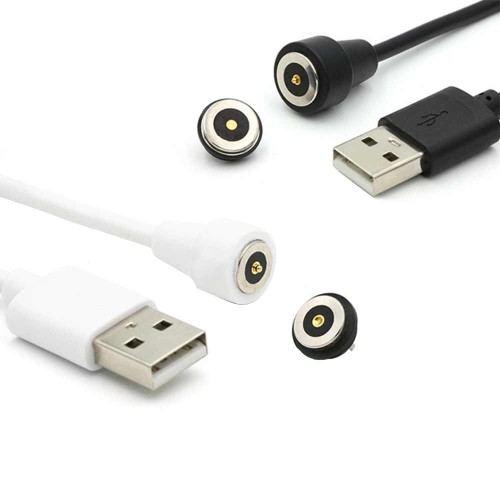 Circular 2Pin Waterproof Connector Magnetic Adsorption Charging Data Cable with POGO PIN Magnetic Connector Circular 2Pin Waterproof Connector Magnetic Adsorption Charging Data Cable with POGO PIN Magnetic Connector