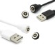 Circular 2Pin Waterproof Connector Magnetic Adsorption Charging Data Cable with POGO PIN Magnetic Connector Circular 2Pin Waterproof Connector Magnetic Adsorption Charging Data Cable with POGO PIN Magnetic Connector