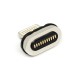 Efficient Fast Charging 11-Pin Oval Shape Magnetic Male Connector with Strong Magnetic Connection Efficient Fast Charging 11-Pin Oval Shape Magnetic Male Connector with Strong Magnetic Connection