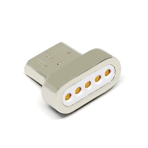 Oval Shape 5-Pin Magnetic MICRO Male Connector Oval Shape 5-Pin Magnetic MICRO Male Connector