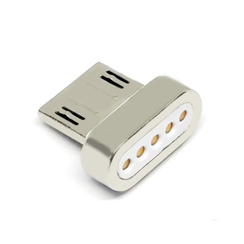 Oval Shape 5-Pin Magnetic MICRO Male Connector Oval Shape 5-Pin Magnetic MICRO Male Connector