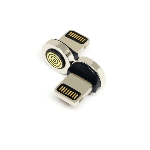 Three-in-One Round Magnetic Male Connector Set with Magnetic Line and USB Connector Three-in-One Round Magnetic Male Connector Set with Magnetic Line and USB Connector