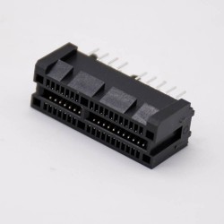 PCIE 1X Connector 36 Pin Memory Card Slot Black Plug-in Connector