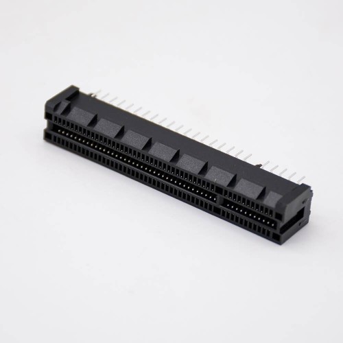 PCIE 98 Pin Connector Plug-in PCB Mount 8X Black Card Slot Connector PCIE 98 Pin Connector Plug-in PCB Mount 8X Black Card Slot Connector