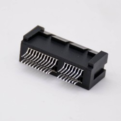 PCIE Board Connector 36 Pin 1X Splint Type Black Memory Card Slot