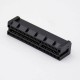 PCIE Interface Connector Black Injection 64 Pin 4X Splint Slot PCIE Interface Connector Black Injection 64 Pin 4X Splint Slot