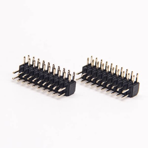 10pcs 2.0mm Pin Header Right Angle 20 Pin Double Row Through Hole for PCB Mount 10pcs 2.0mm Pin Header Right Angle 20 Pin Double Row Through Hole for PCB Mount