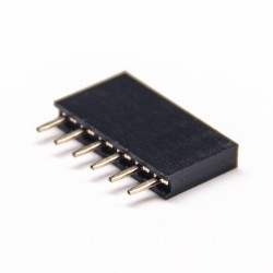 10pcs PCB Female Header 180 Degree 2.54mm Picth Y Type PBT