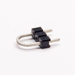 2.54mm Pin Header Single Row U Type 2 Pin Through Hole (2pcs)