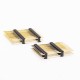 2pcs 2.54mm Pitch Dual Row 180 Degree Pin Header Through Hole 2pcs 2.54mm Pitch Dual Row 180 Degree Pin Header Through Hole