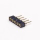 2pcs Female Header Circular Holes Socket 5 Pin 180 Degree 2.0mm Gap 2pcs Female Header Circular Holes Socket 5 Pin 180 Degree 2.0mm Gap