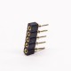 2pcs Female Header Circular Holes Socket 5 Pin 180 Degree 2.0mm Gap 2pcs Female Header Circular Holes Socket 5 Pin 180 Degree 2.0mm Gap