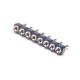 3pcs 8 Pin Female Header Round Holes Sochet Single Row Connector 3pcs 8 Pin Female Header Round Holes Sochet Single Row Connector
