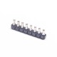 3pcs 8 Pin Female Header Round Holes Sochet Single Row Connector 3pcs 8 Pin Female Header Round Holes Sochet Single Row Connector