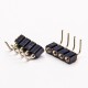 4 Pin Circular Holes Female Header 2.54mm Pitch 90 Degree (2pcs) 4 Pin Circular Holes Female Header 2.54mm Pitch 90 Degree (2pcs)