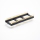40 Pin Male Header IC Circular Holes 2.54 Gap Dual Row SMT 40 Pin Male Header IC Circular Holes 2.54 Gap Dual Row SMT