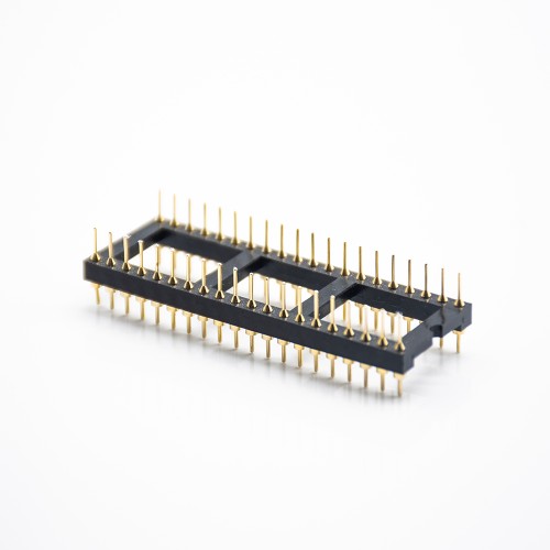 40 Pin Male Header IC Circular Holes 2.54 Gap Dual Row SMT 40 Pin Male Header IC Circular Holes 2.54 Gap Dual Row SMT