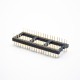 40 Pin Male Header IC Circular Holes 2.54 Gap Dual Row SMT 40 Pin Male Header IC Circular Holes 2.54 Gap Dual Row SMT